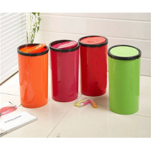 10L Household Plastic Colorful Trash Can From China